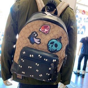 coach snow white backpack